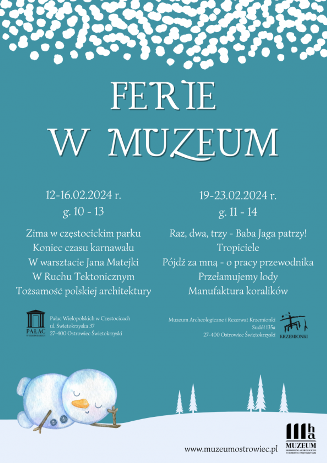 Ferie w ostrowieckim muzeum Ferie w ostrowieckim muzeum