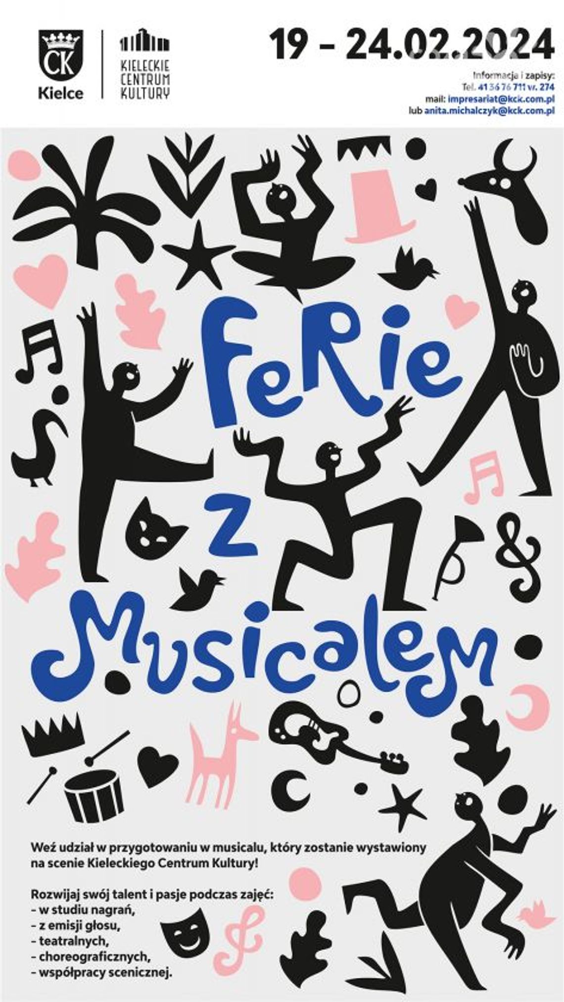 FERIE Z MUSICALEM w Kieleckim Centrum Kultury