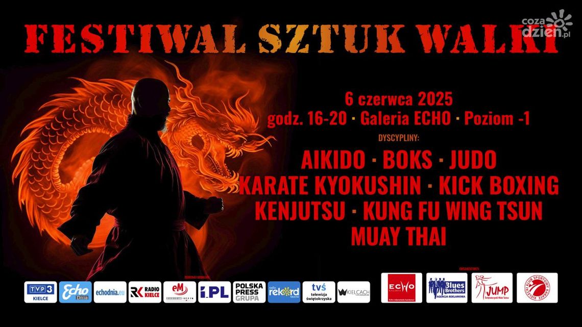 Festiwal Sztuk Walki już 6 czerwca. Emocje, tradycja i widowiskowe pokazy Festiwal Sztuk Walki już 6 czerwca. Emocje, tradycja i widowiskowe pokazy