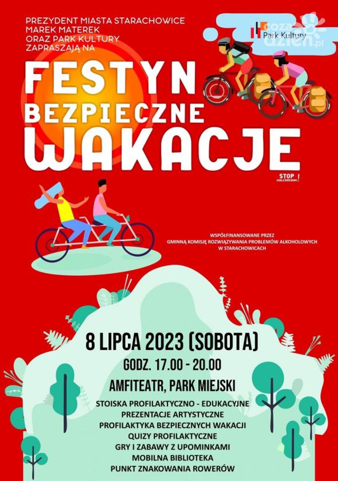 Festyn "Bezpiecznie wakacje" w Starachowicach Festyn "Bezpiecznie wakacje" w Starachowicach