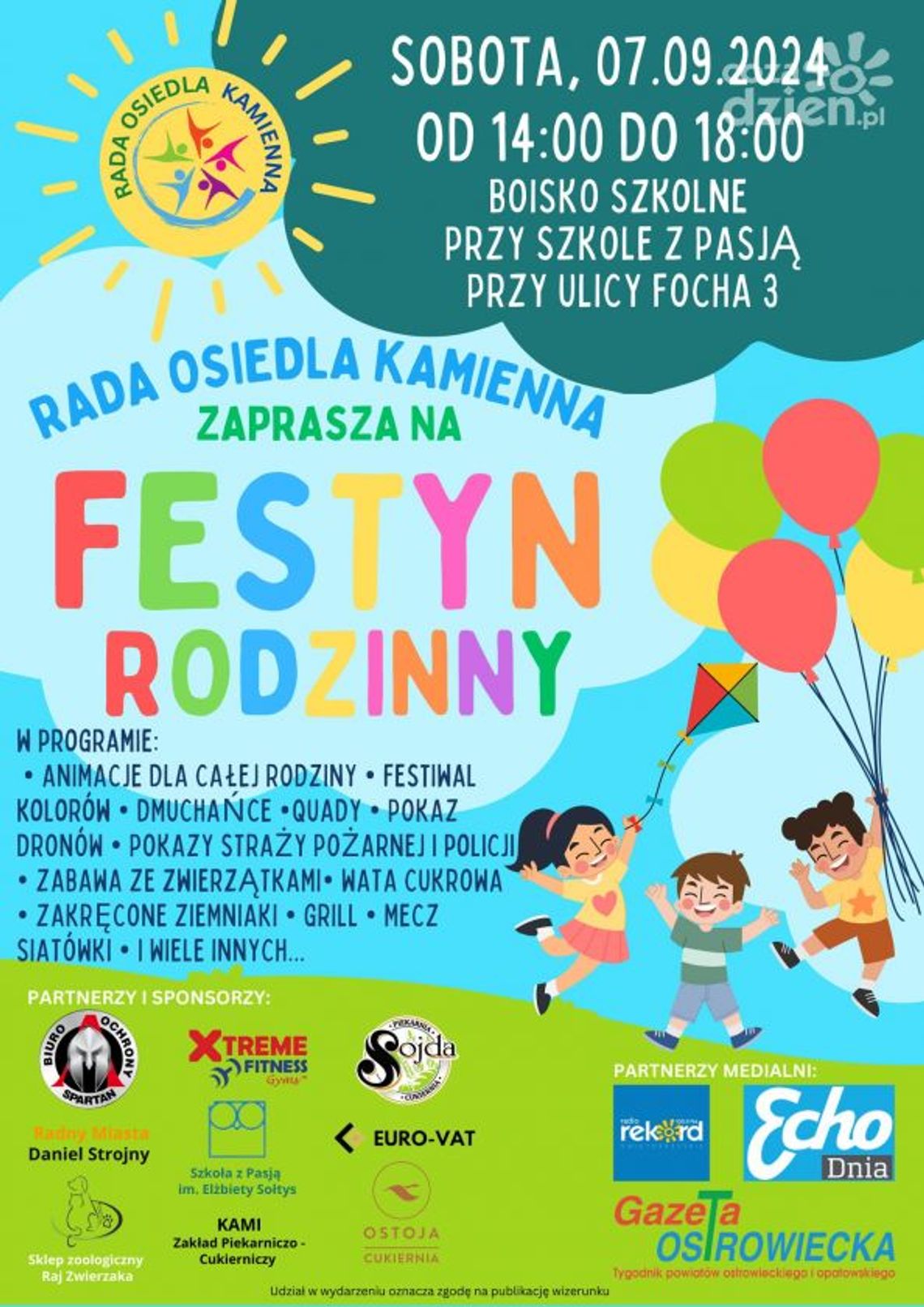 Festyn z atrakcjami w osiedlu Kamienna Festyn z atrakcjami w osiedlu Kamienna