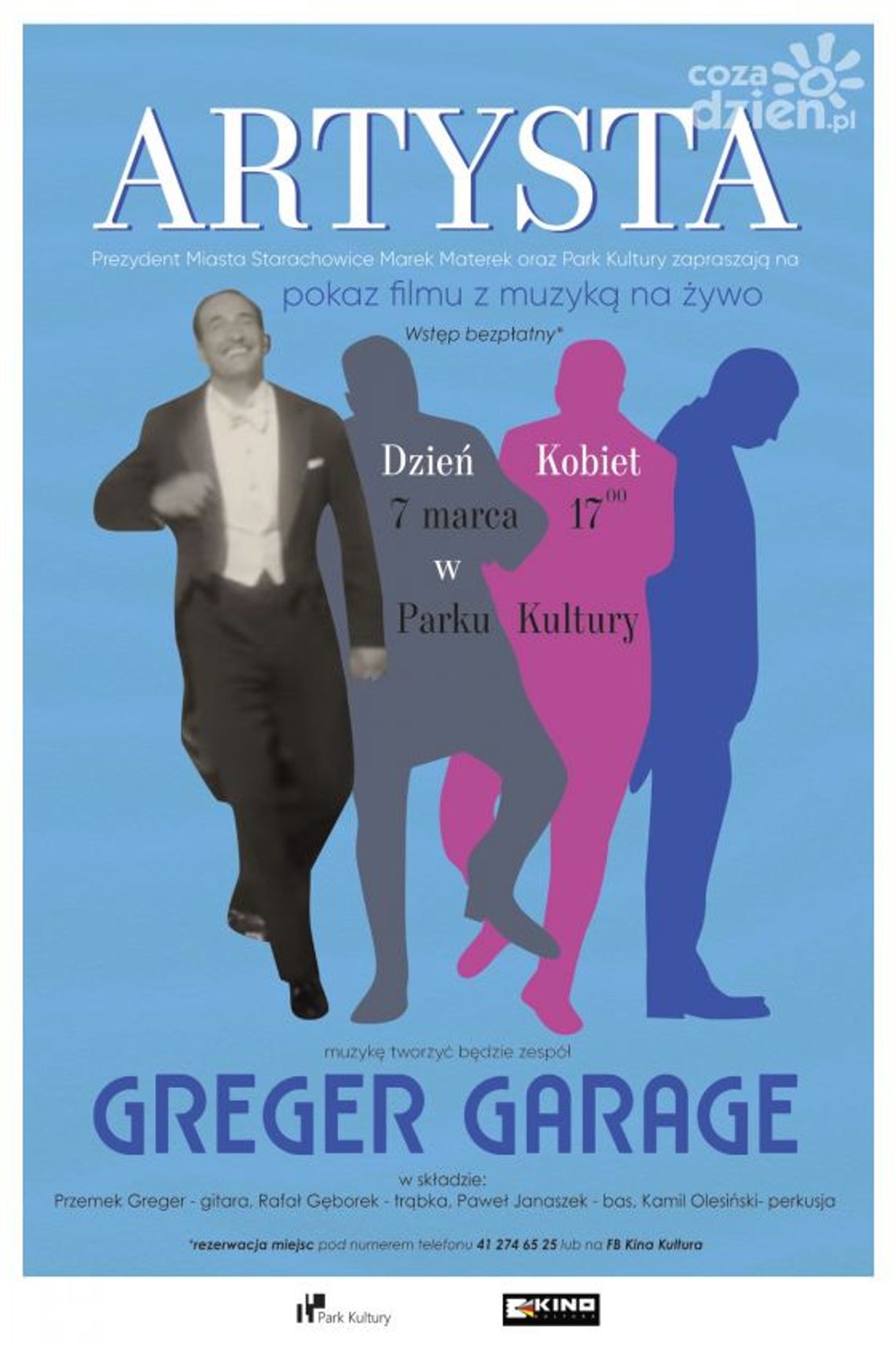 Filmowo i muzycznie w Parku Kultury w Starachowicach 