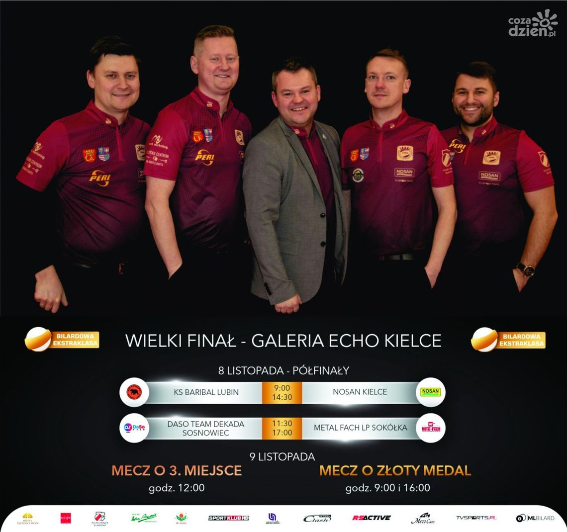 Finał Bilardowej Ekstraklasy w Galerii Echo Finał Bilardowej Ekstraklasy w Galerii Echo