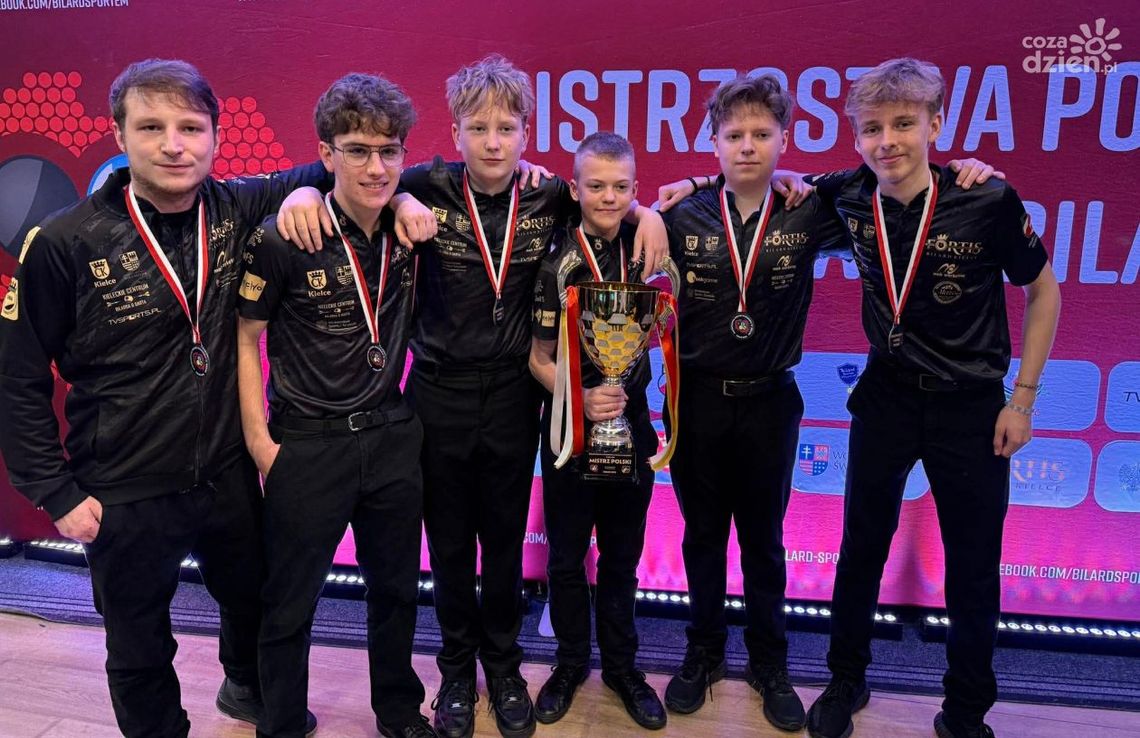 Fortis Bilard Kielce Drużynowym Mistrzem Polski Juniorów 2026 Fortis Bilard Kielce Drużynowym Mistrzem Polski Juniorów 2026