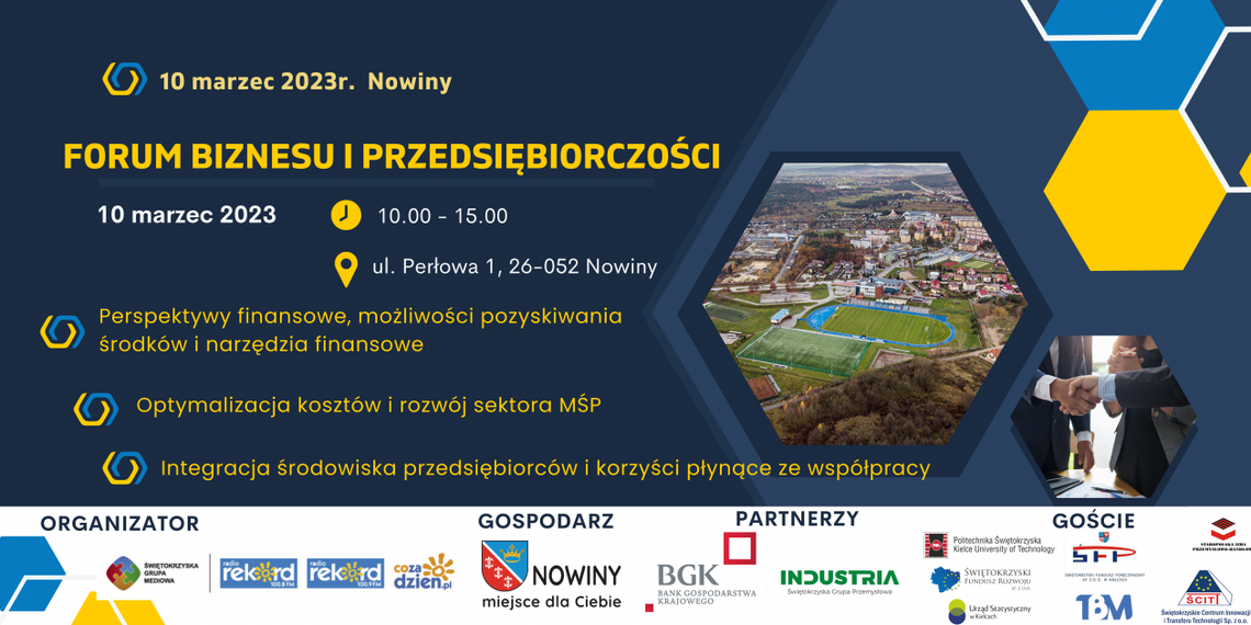 Forum Biznesu i Przedsiębiorczości Nowiny 2023 Forum Biznesu i Przedsiębiorczości Nowiny 2023