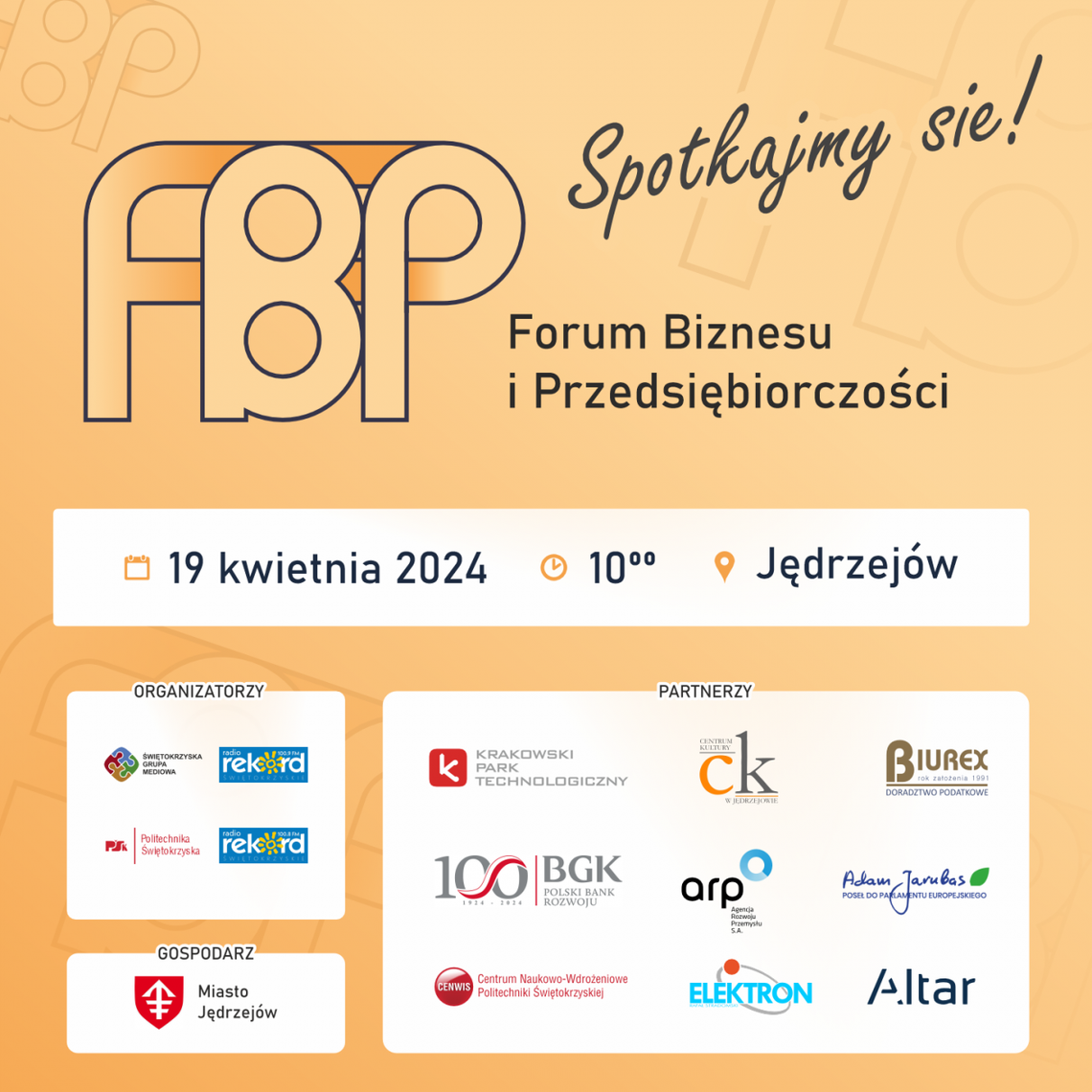 Forum Biznesu i Przedsiębiorczości po raz pierwszy w Jędrzejowie Forum Biznesu i Przedsiębiorczości po raz pierwszy w Jędrzejowie