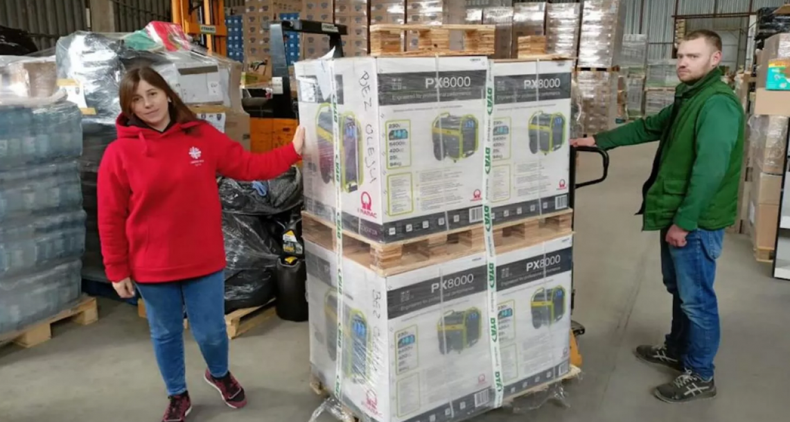 Fundacja "Kaganek" niesie pomoc humanitarną obywatelom Ukrainy Fundacja "Kaganek" niesie pomoc humanitarną obywatelom Ukrainy