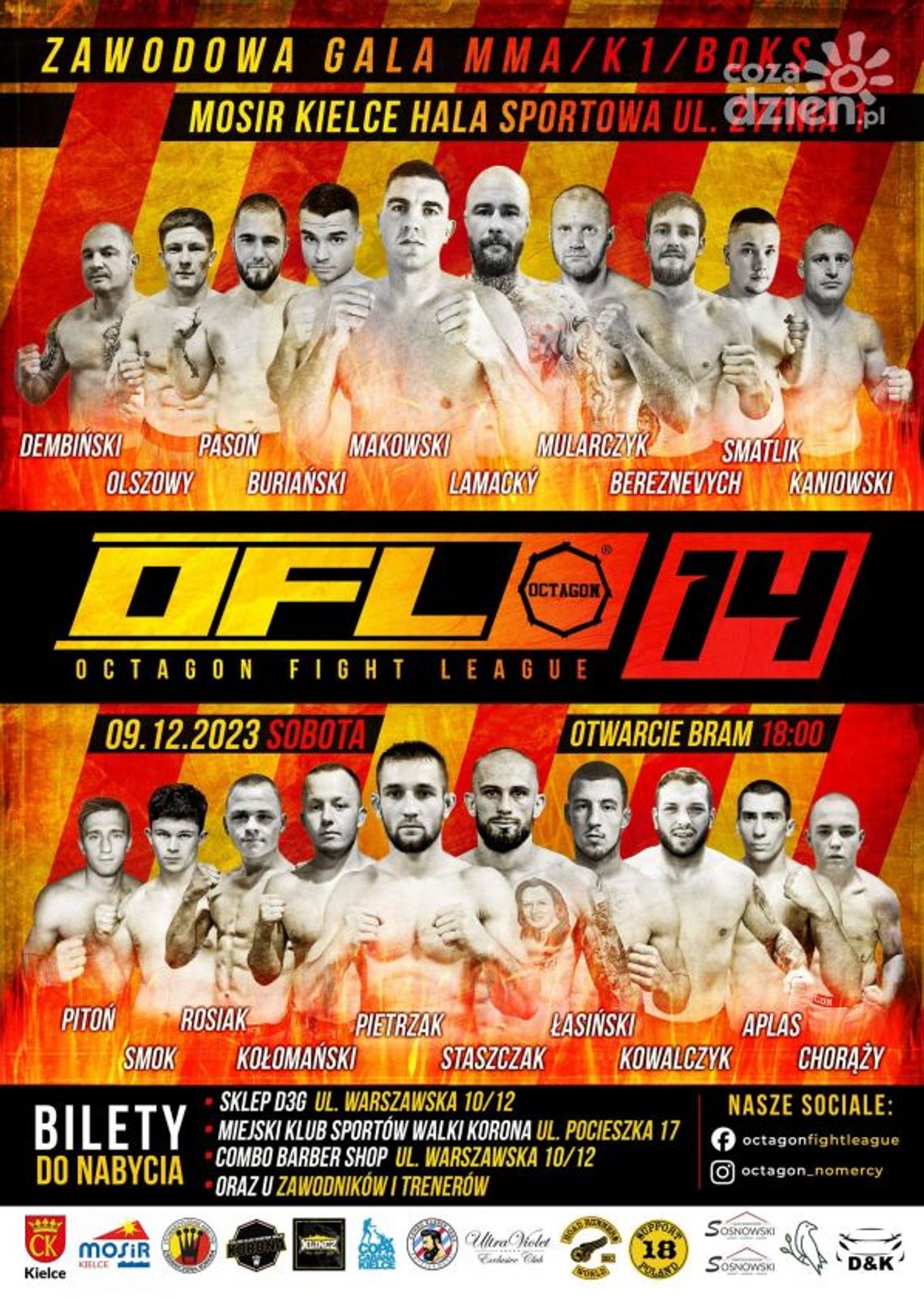 Gala Octagon Fight League 14 w Kielcach Gala Octagon Fight League 14 w Kielcach