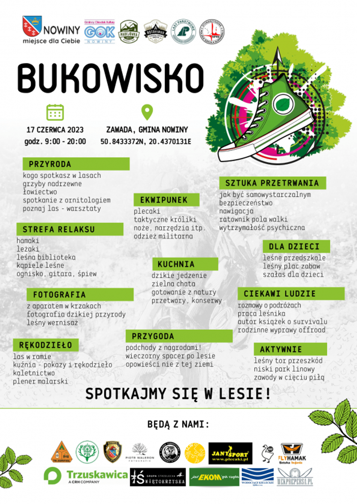 Gmina Nowiny zaprasza na Bukowisko