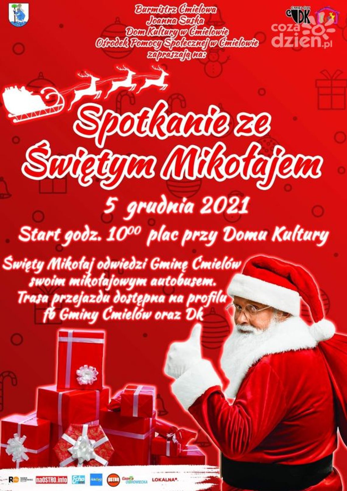 Gminę Ćmielów odwiedzi Święty Mikołaj Gminę Ćmielów odwiedzi Święty Mikołaj