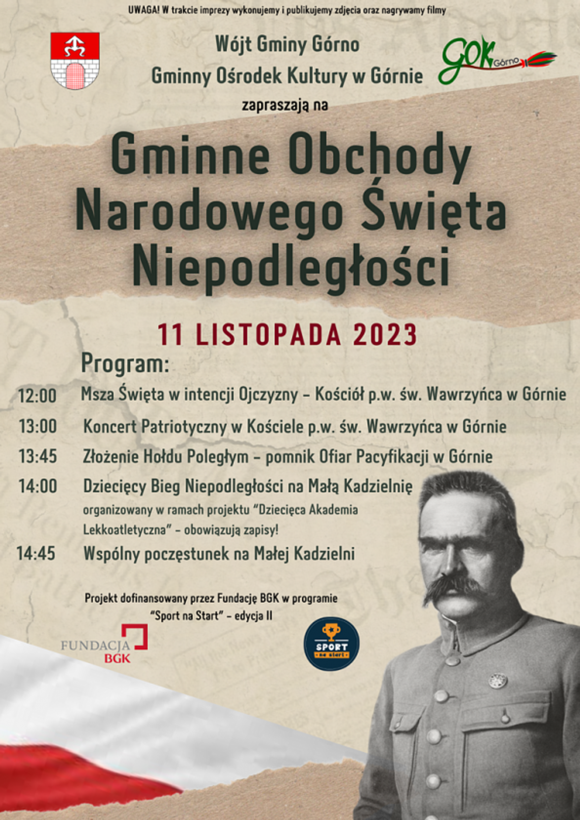 Gminne Obchody Narodowego Święta Niepodległości Gminne Obchody Narodowego Święta Niepodległości