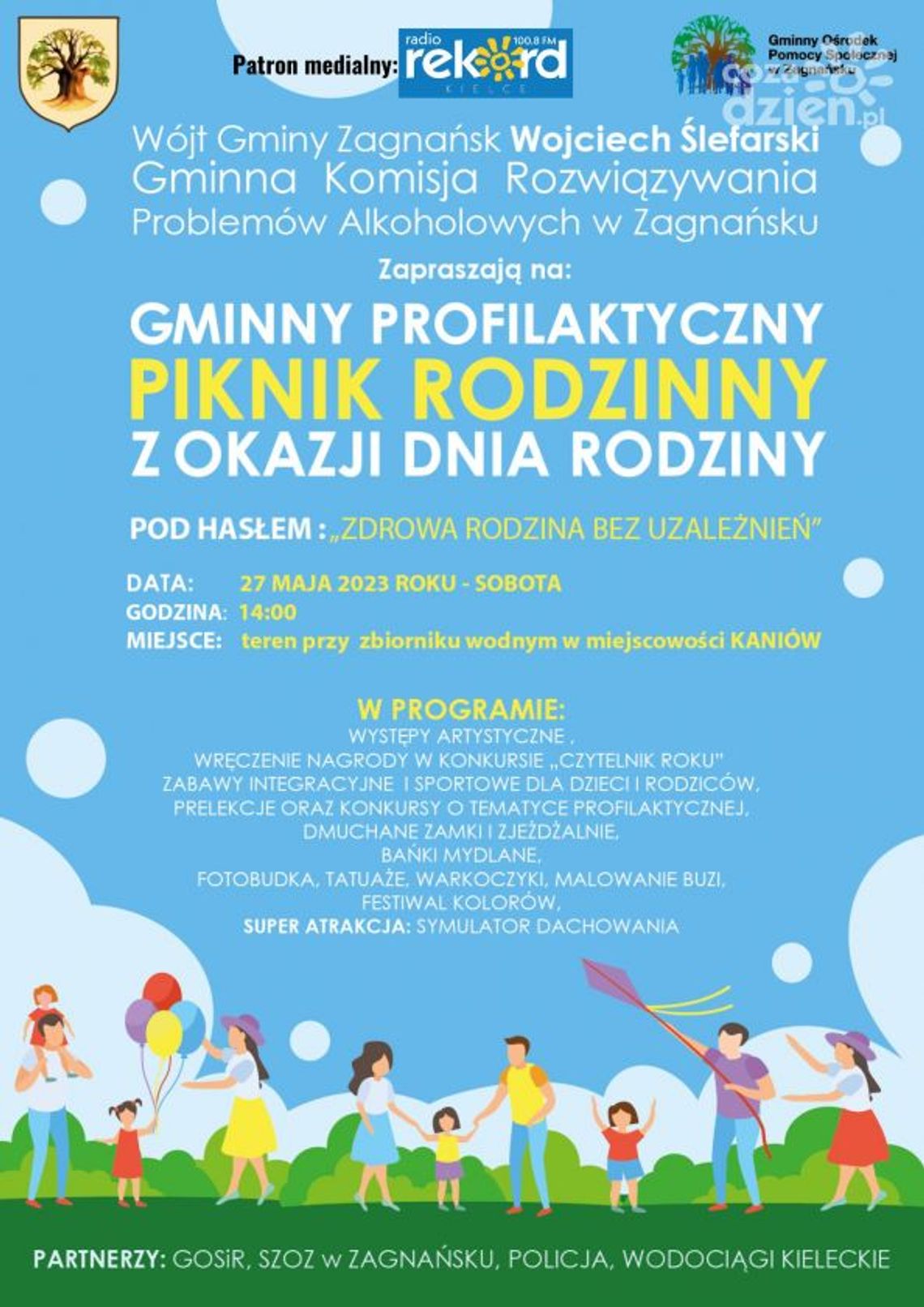 Gminny Profilaktyczny Piknik Rodzinny z Okazji Dnia Rodziny Gminny Profilaktyczny Piknik Rodzinny z Okazji Dnia Rodziny