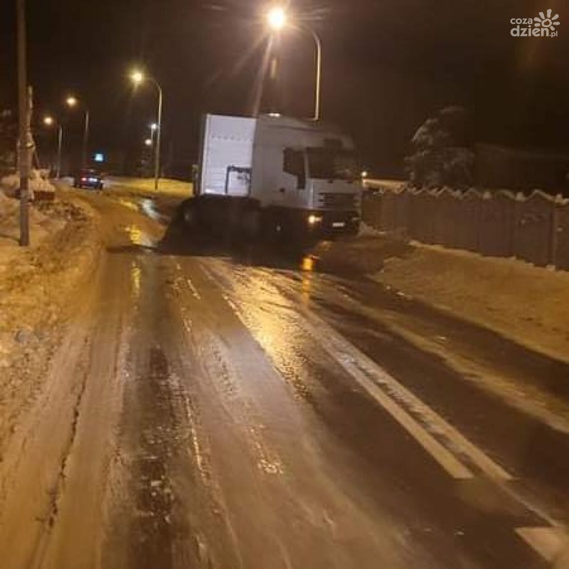 Gołoledź na drogach w województwie Gołoledź na drogach w województwie