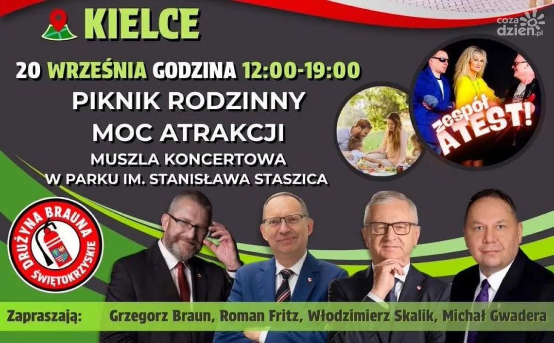 Grzegorz Braun przyjedzie do Kielc. Będą przemówienia, koncert i… podpisywanie gaśnic Grzegorz Braun przyjedzie do Kielc. Będą przemówienia, koncert i… podpisywanie gaśnic