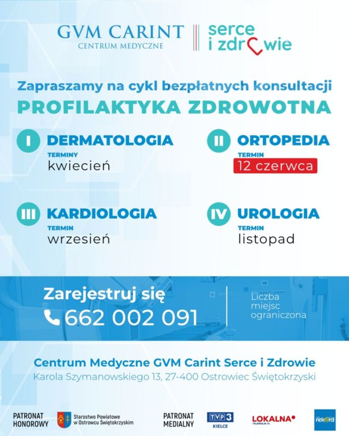 GVM Carint zaprasza na konsultacje ortopedyczne GVM Carint zaprasza na konsultacje ortopedyczne