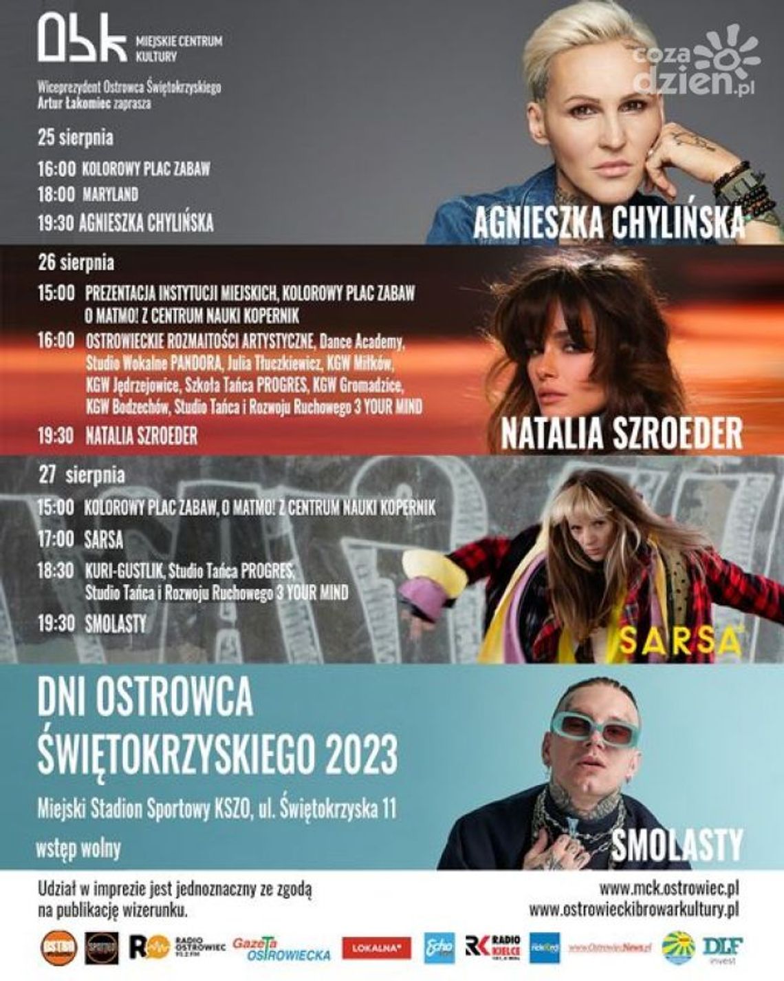 Gwiazdorska obsada Dni Ostrowca Gwiazdorska obsada Dni Ostrowca