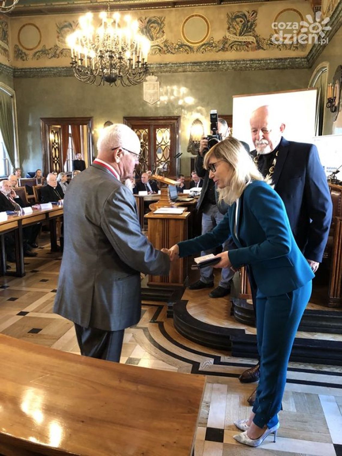 Honorowe odznaczenie dla Tadeusza Kurka