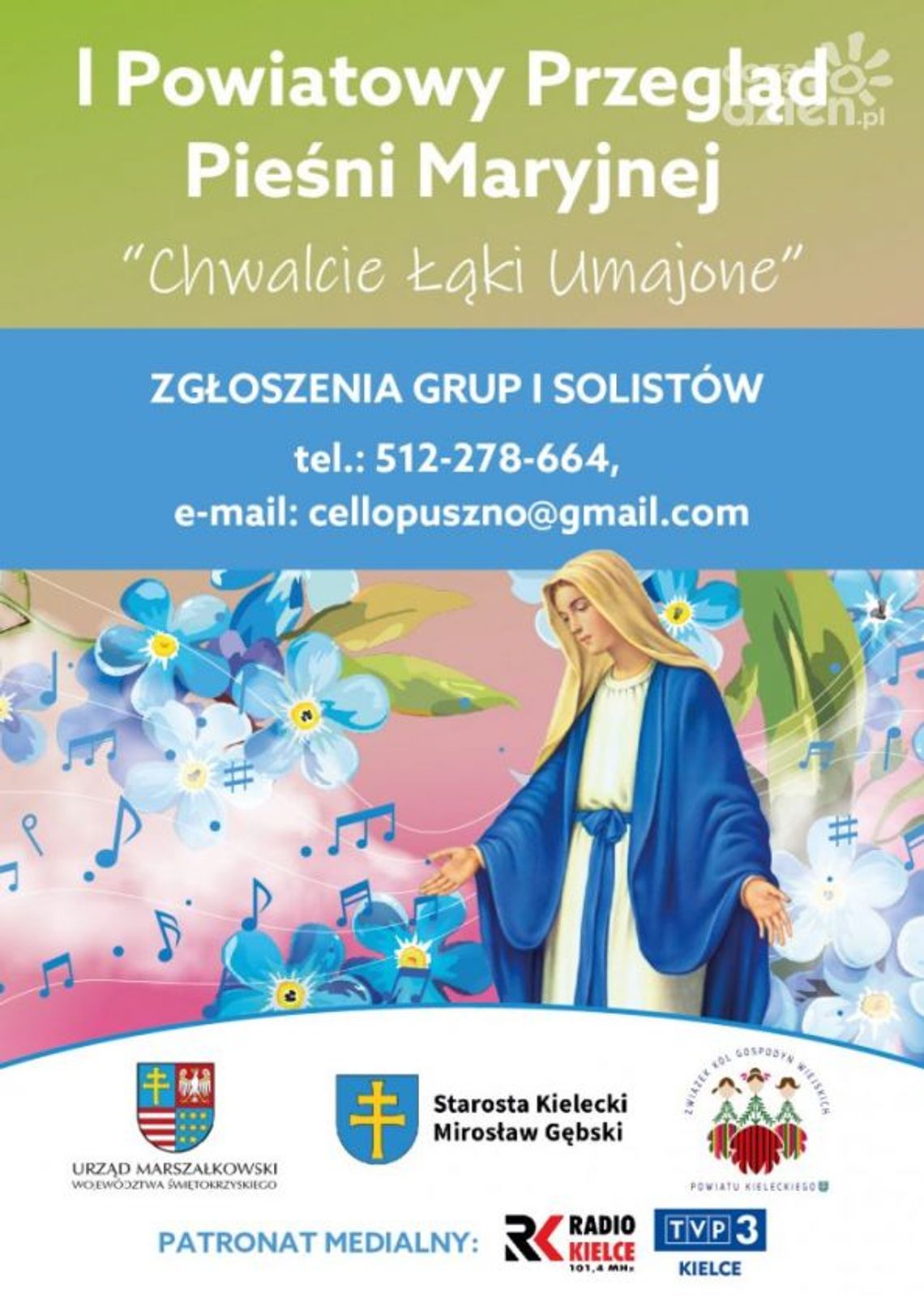 I Powiatowy Przegląd Pieśni Maryjnych "Chwalcie łąki umajone" I Powiatowy Przegląd Pieśni Maryjnych "Chwalcie łąki umajone"