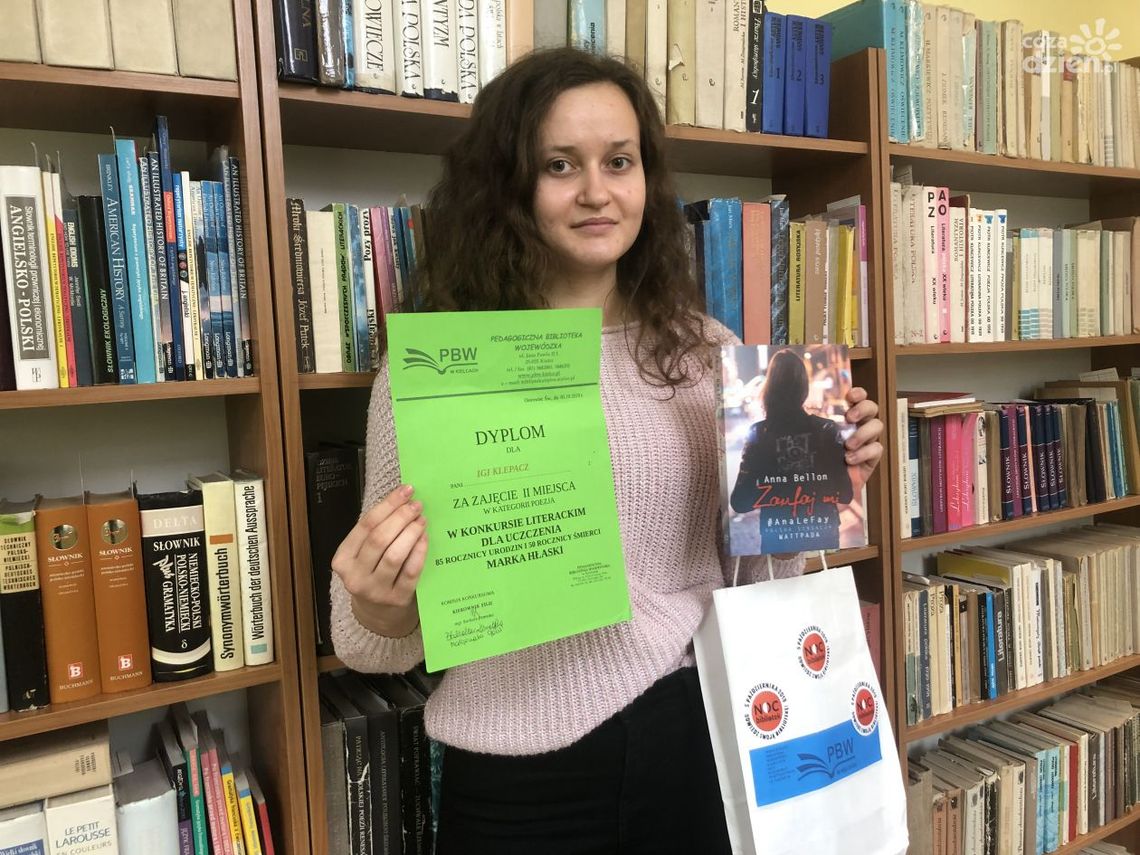 Iga Klepacz nagrodzona za poezję Iga Klepacz nagrodzona za poezję