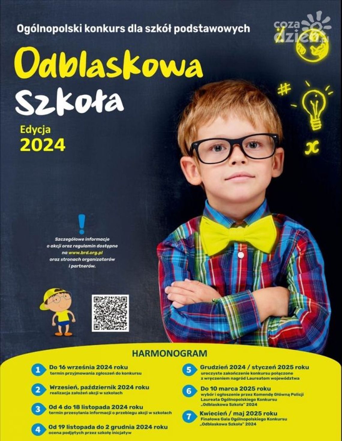 II edycja Świętokrzyskiego Pilotażowego konkursu pn. " Odblaskowa szkoła" 2024