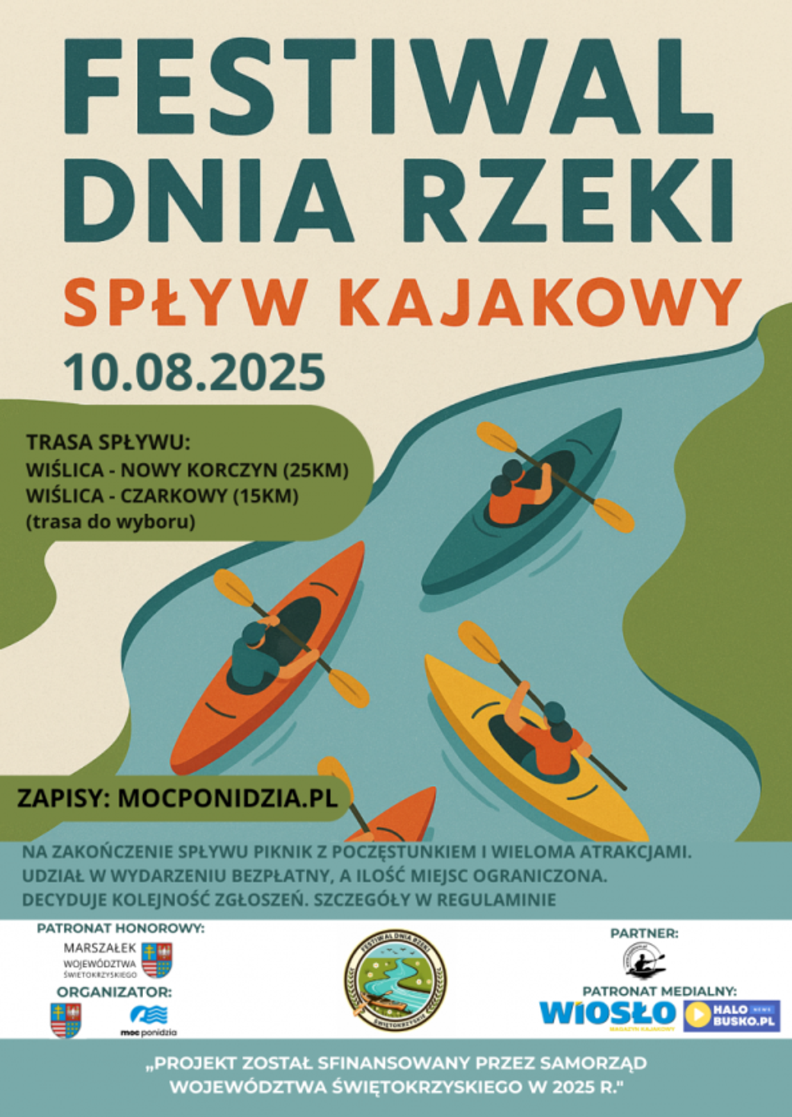 II Festiwal Dnia Rzeki – ruszyły zapisy na kajakową przygodę II Festiwal Dnia Rzeki – ruszyły zapisy na kajakową przygodę