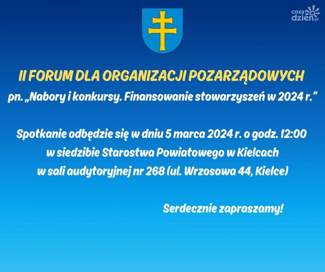 II Forum dla organizacji pozarządowych