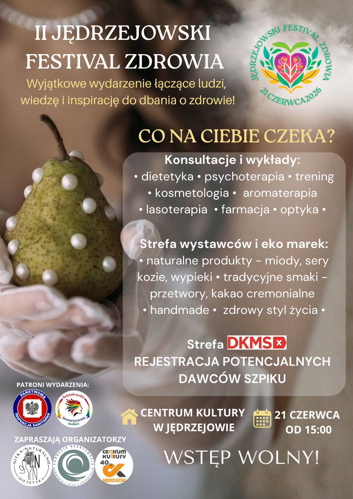 II Jędrzejowski Festiwal Zdrowia już 21 czerwca. Profilaktyka, edukacja i lokalne inicjatywy w jednym miejscu II Jędrzejowski Festiwal Zdrowia już 21 czerwca. Profilaktyka, edukacja i lokalne inicjatywy w jednym miejscu