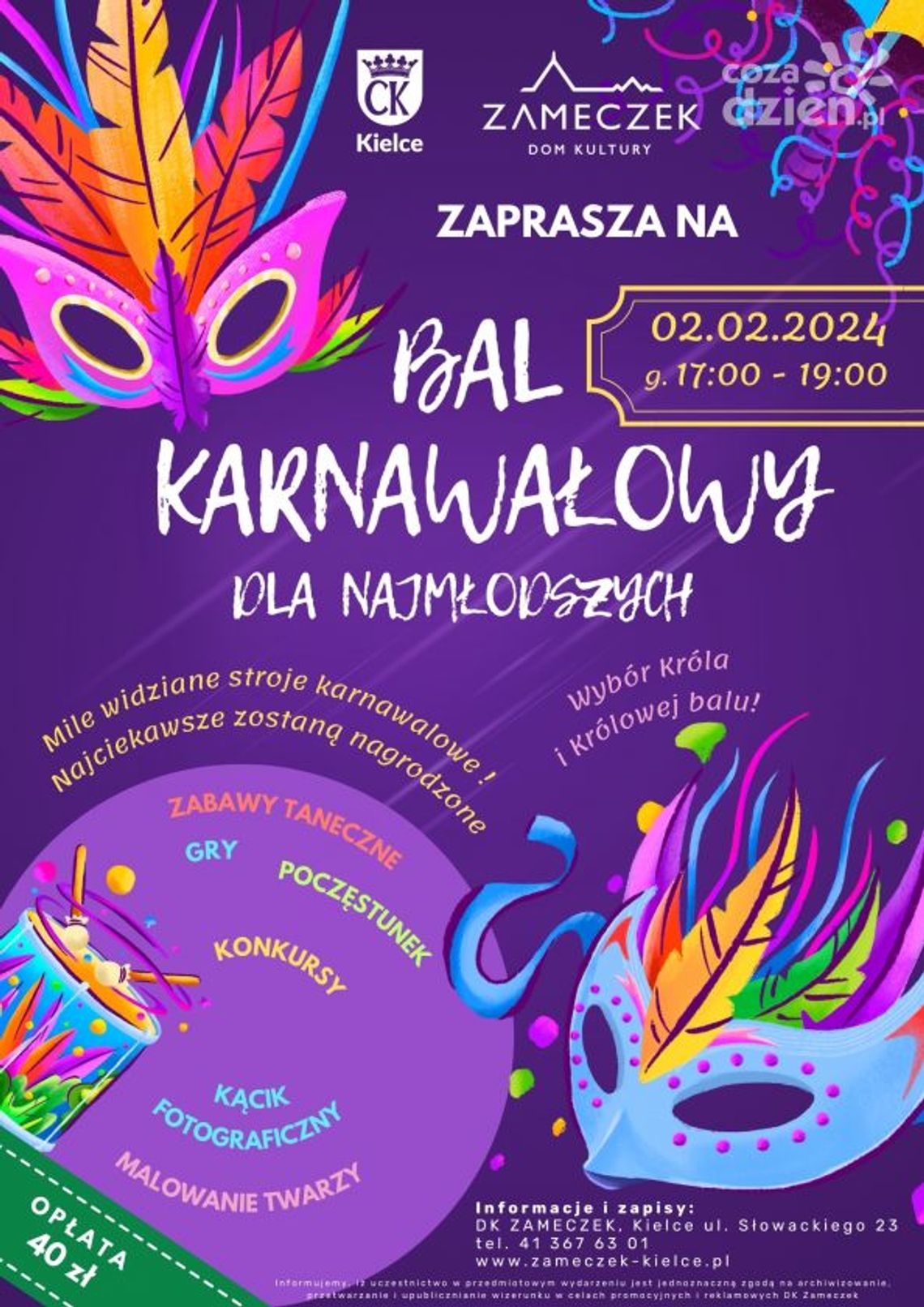 Impreza karnawałowa dla dzieci
