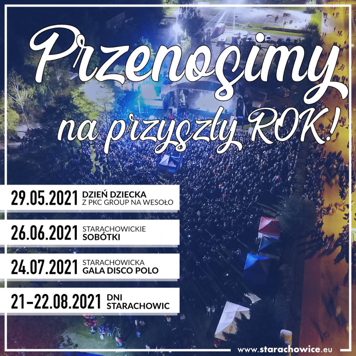 Imprezy kulturalne odwołane Imprezy kulturalne odwołane