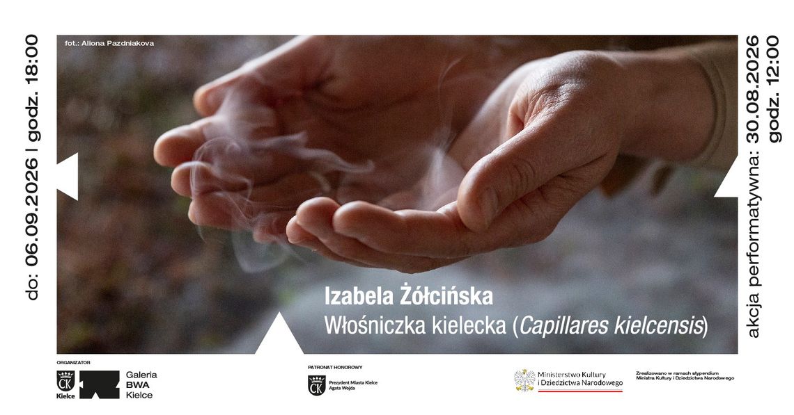 Izabela Żółcińska w BWA Kielce. Wystawa o wodzie, ciele i niewidzialnych połączeniach Izabela Żółcińska w BWA Kielce. Wystawa o wodzie, ciele i niewidzialnych połączeniach