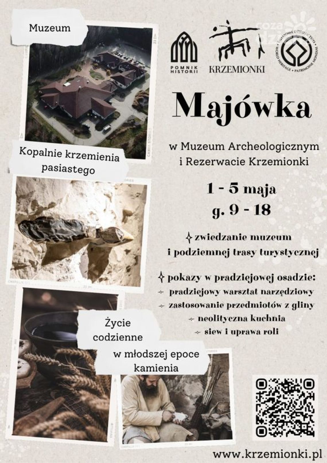 Jak majówka, to tylko w rezerwacie i muzeum Krzemionki Jak majówka, to tylko w rezerwacie i muzeum Krzemionki