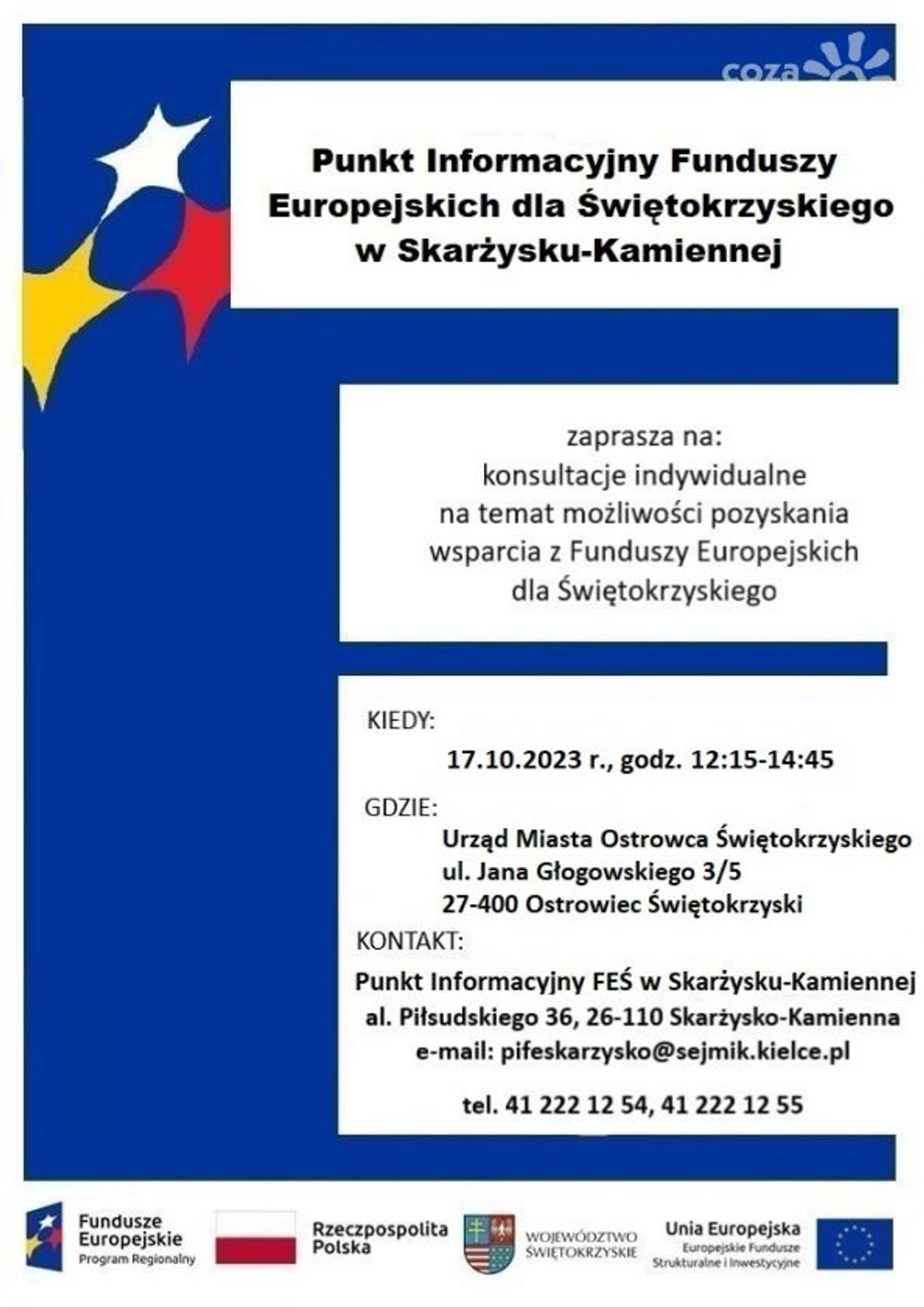 Jak zdobyć wsparcie z funduszy europejskich- porady i konsultacje w Ostrowcu Jak zdobyć wsparcie z funduszy europejskich- porady i konsultacje w Ostrowcu