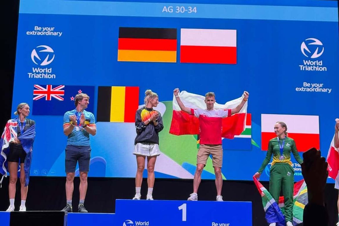 Jakub Brzóska mistrzem świata w triathlonie na dystansie standardowym!