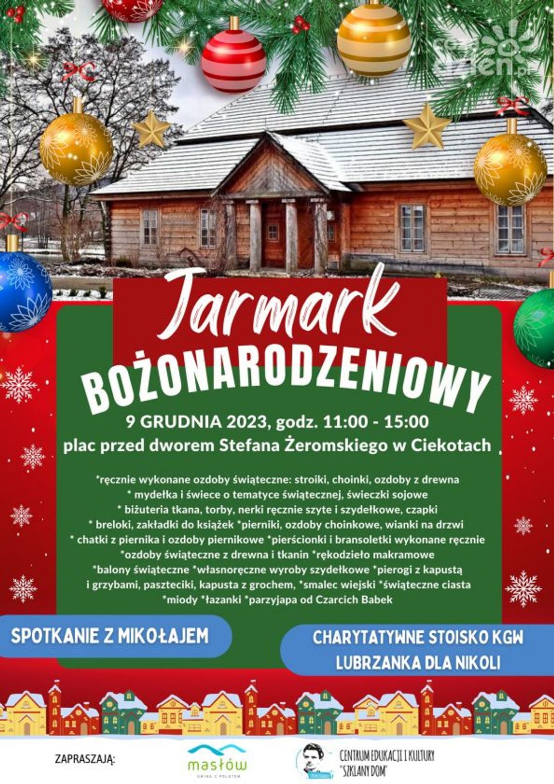 Jarmark Bożonarodzeniowy na Żeromszczyźnie Jarmark Bożonarodzeniowy na Żeromszczyźnie