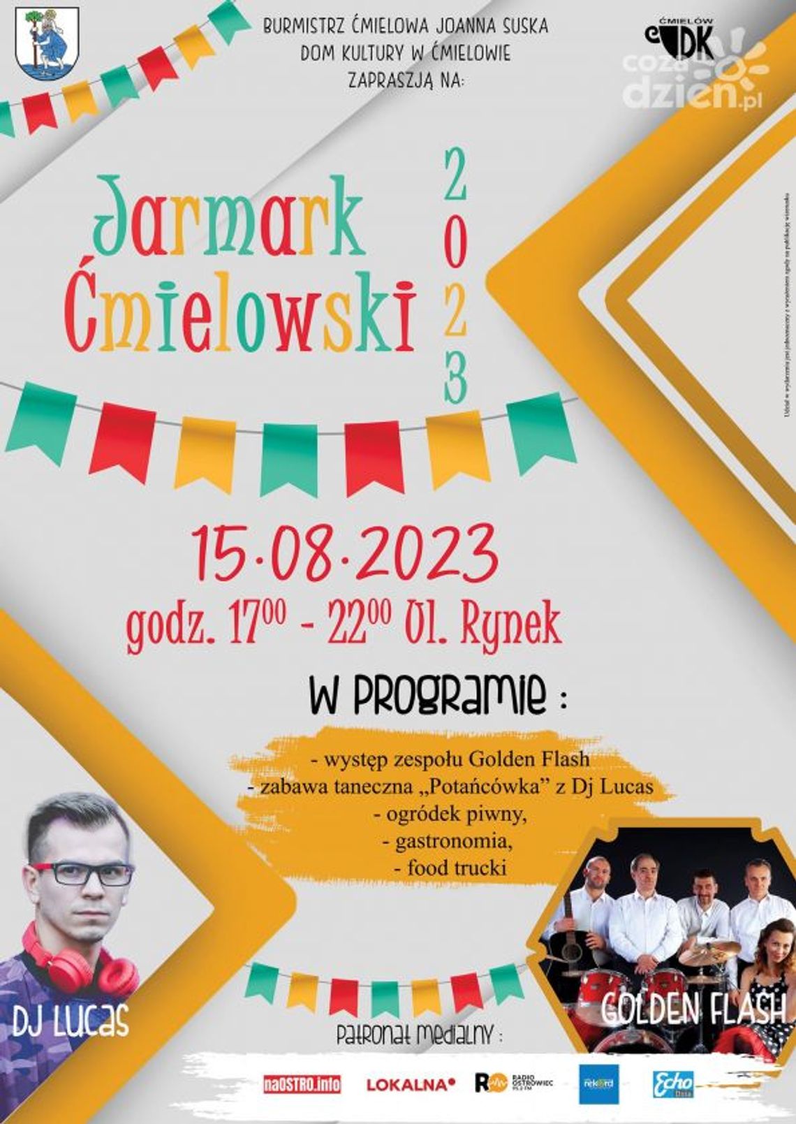 Jarmark Ćmielowski z potańcówką w tle Jarmark Ćmielowski z potańcówką w tle