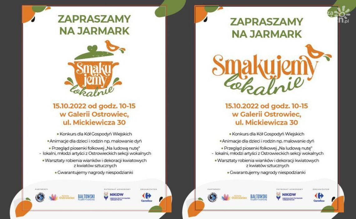 Jarmark „Smakujemy lokalnie” w Galerii Ostrowiec 