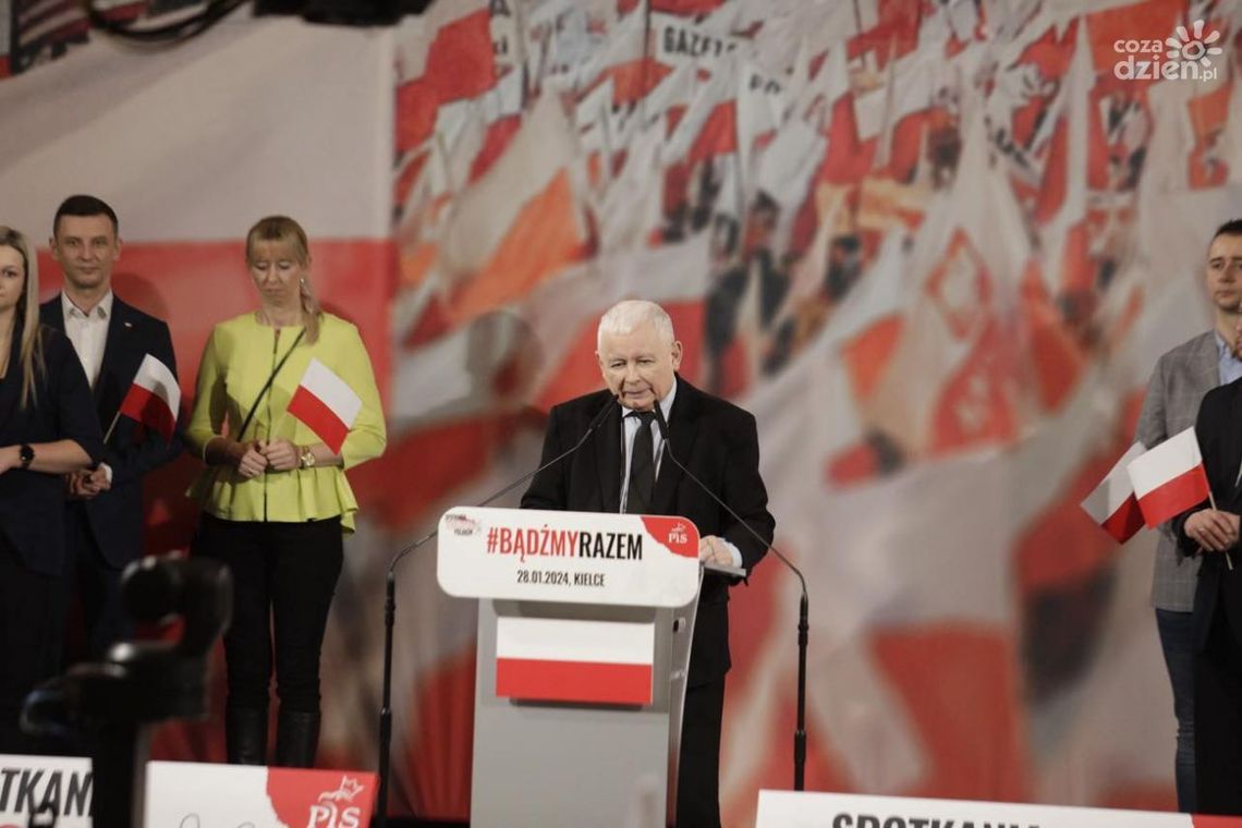 Jarosław Kaczyński odwiedził Kielce