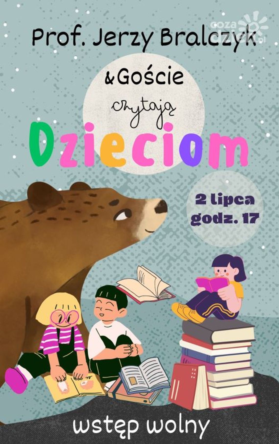 Jerzy Bralczyk będzie czytał dzieciom swoją książkę Jerzy Bralczyk będzie czytał dzieciom swoją książkę