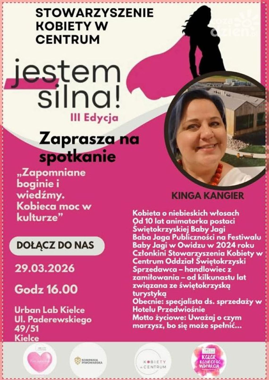 „Jestem silna!” – inspirujące spotkanie dla kobiet w Kielcach „Jestem silna!” – inspirujące spotkanie dla kobiet w Kielcach
