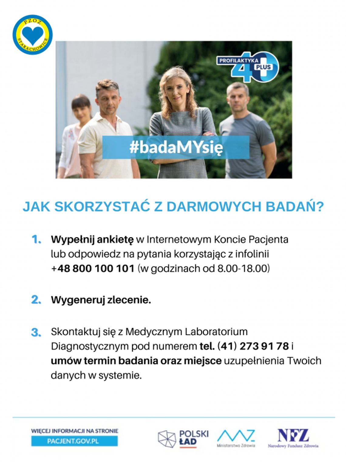 Jeszcze można skorzystać z bezpłatnych badań profilaktycznych 