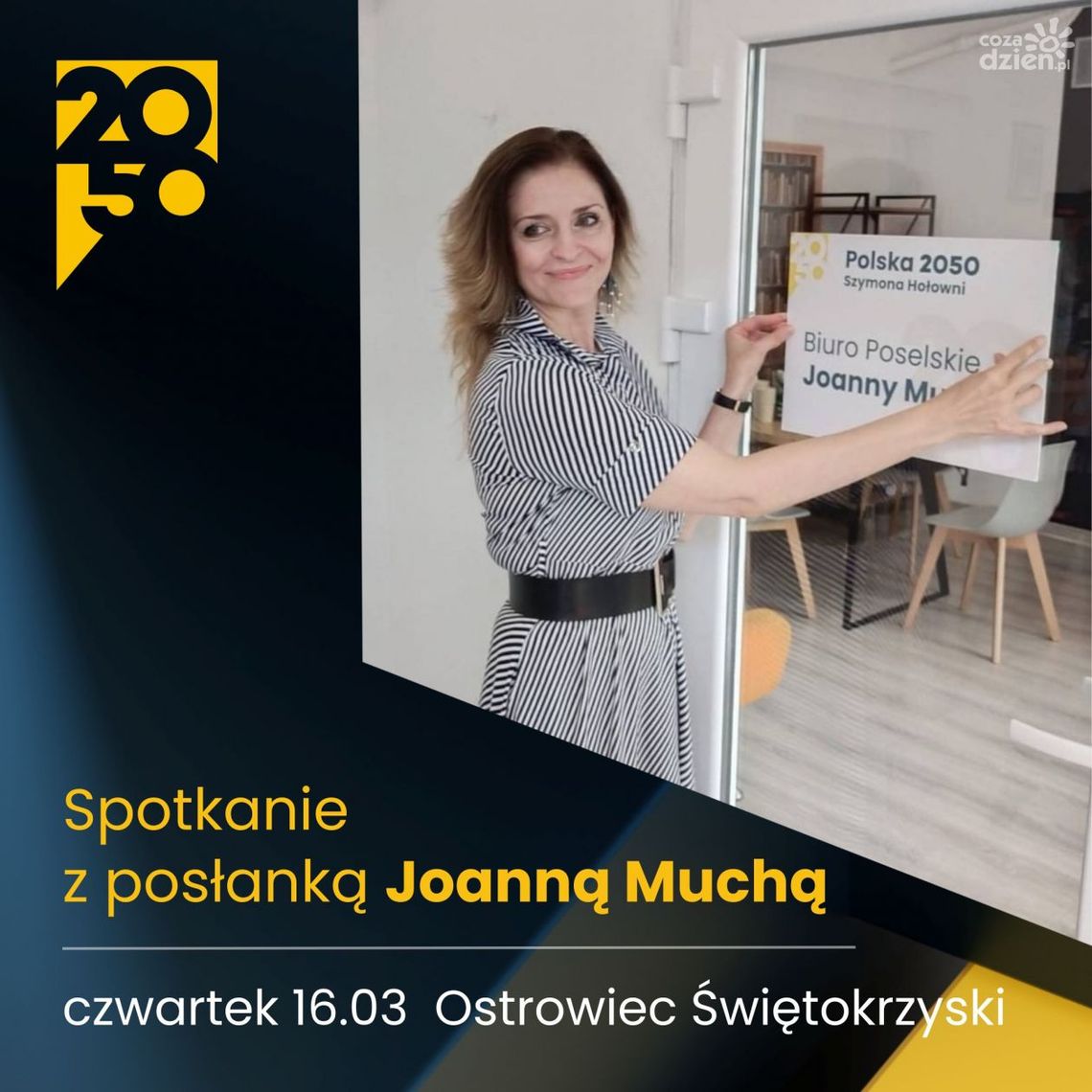 Joanna Mucha spotka się z mieszkańcami Ostrowca  