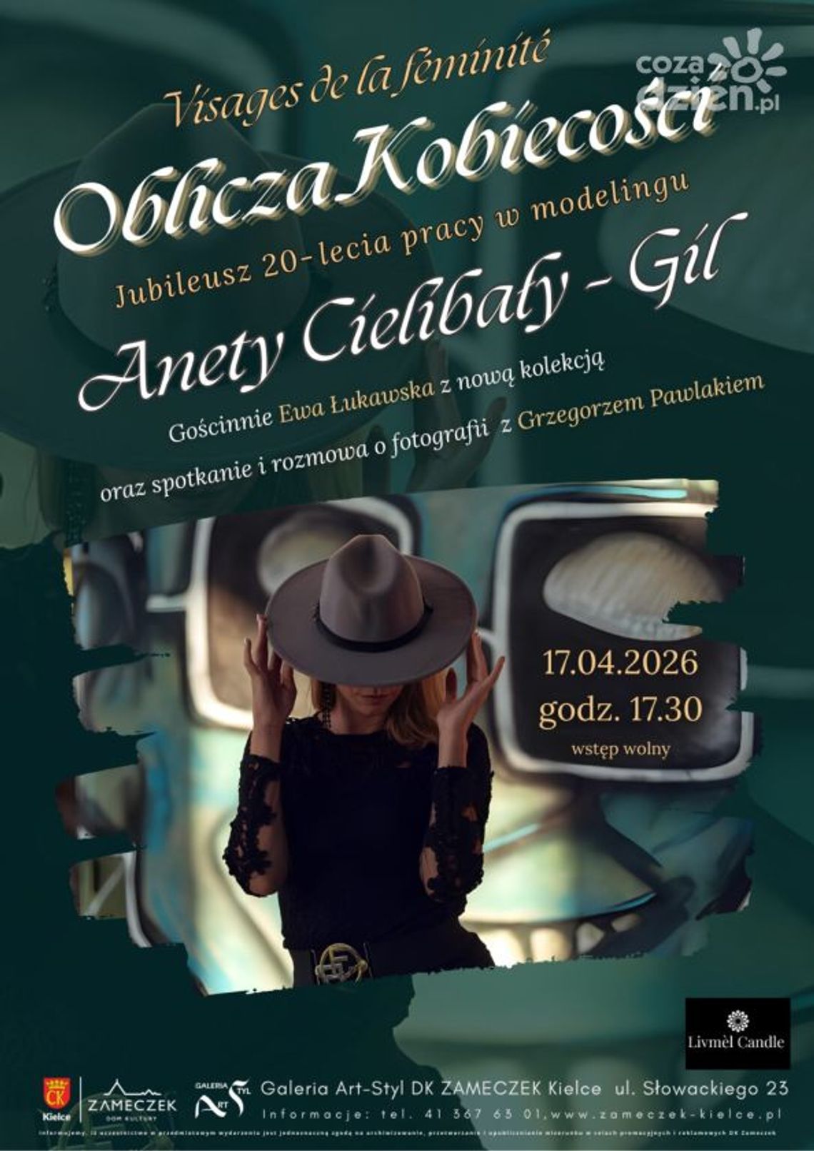 Jubileusz 20-lecia Anety Cielibały-Gil i wystawa fotografii Grzegorza Pawlaka w „Zameczku” Jubileusz 20-lecia Anety Cielibały-Gil i wystawa fotografii Grzegorza Pawlaka w „Zameczku”