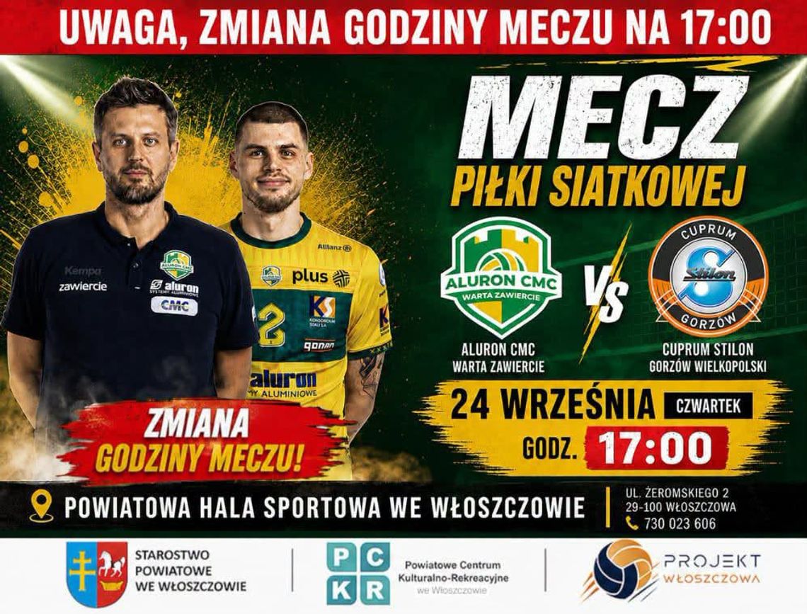 Jurajscy Rycerze zagrają we Włoszczowie Jurajscy Rycerze zagrają we Włoszczowie