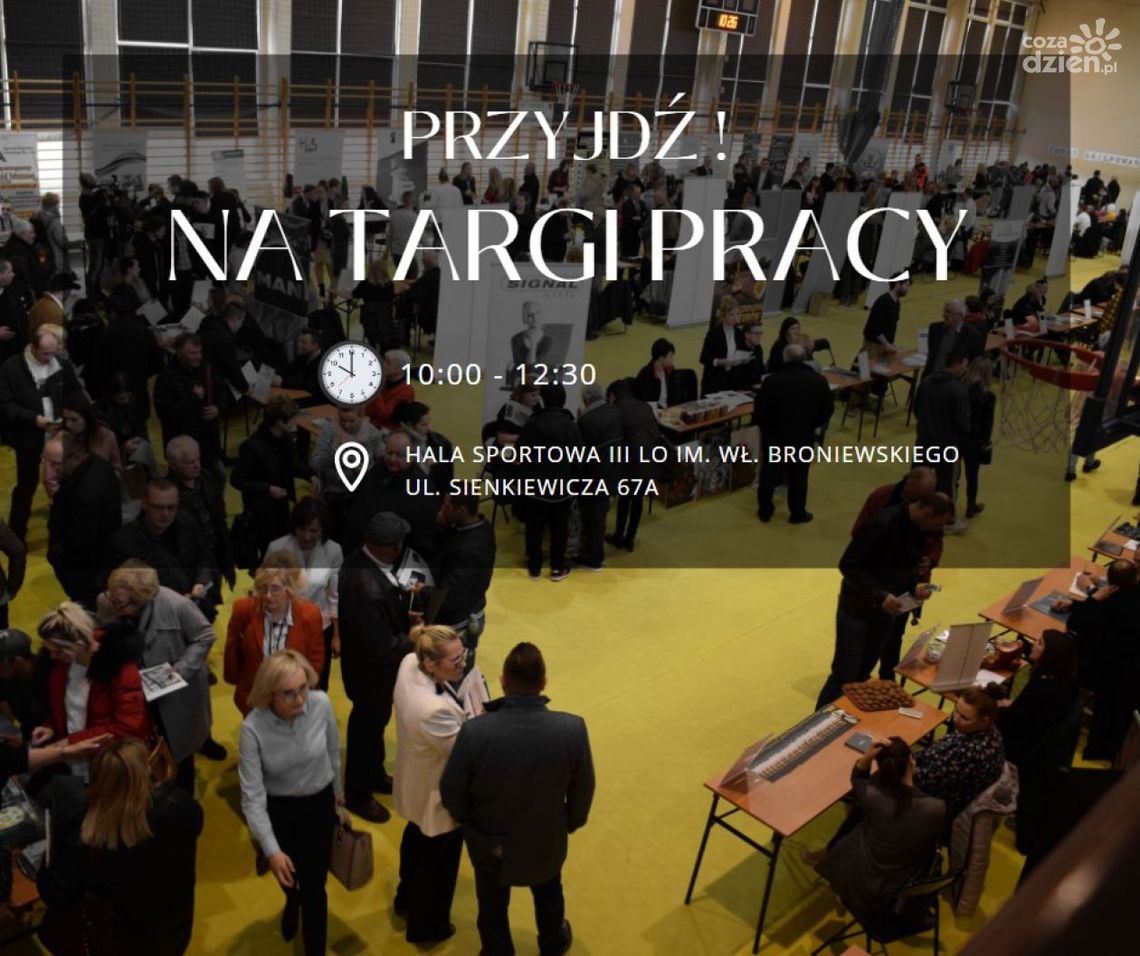 Jutro Regionalne Targi Pracy. Przedsiębiorcy zaoferują ponad 500 ofert pracy