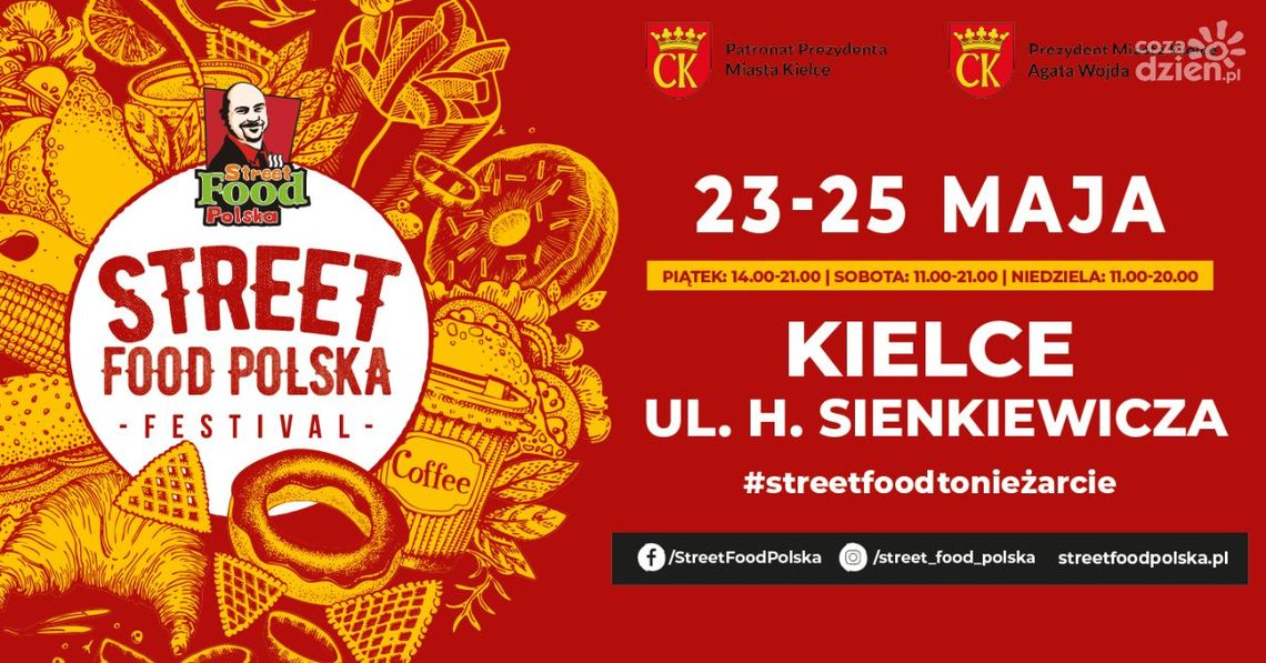 Już dziś Street Food Polska Festival w Kielcach! Już dziś Street Food Polska Festival w Kielcach!