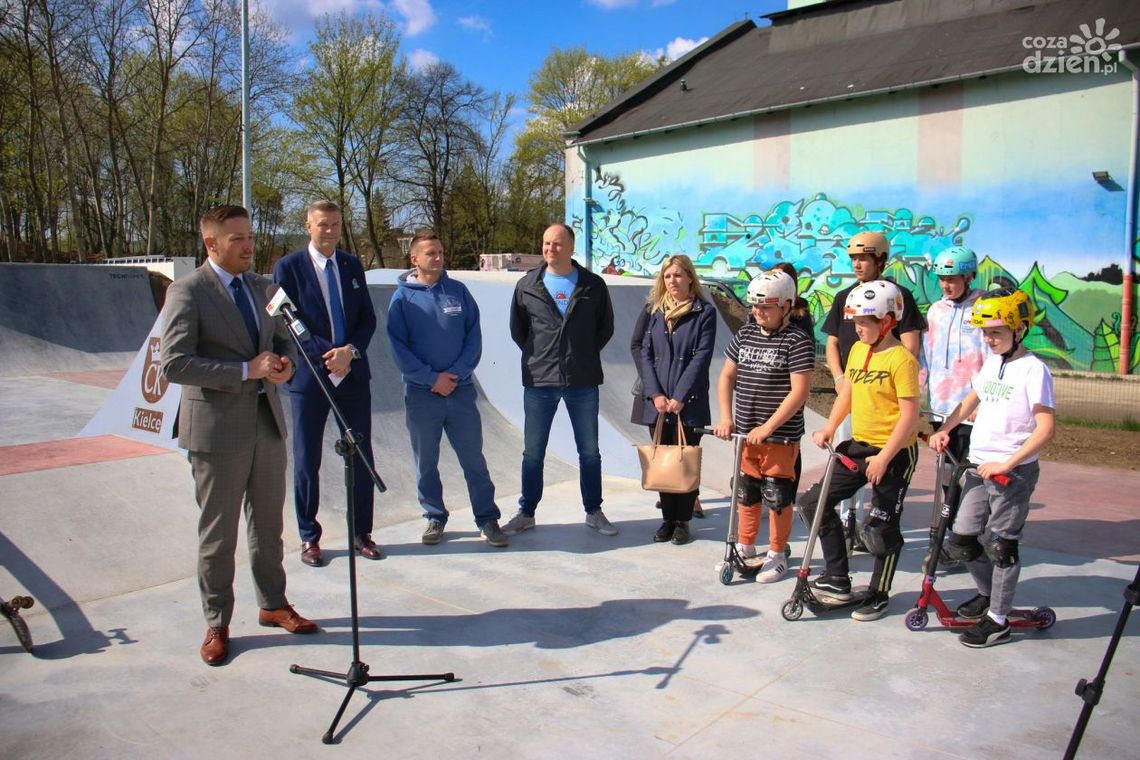 Już można korzystać z kieleckiego Skateparku przy Kadzielni