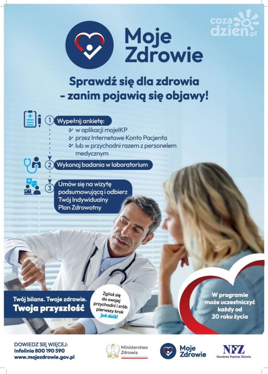Już ponad 24 tysiące mieszkańców Świętokrzyskiego w programie „Moje Zdrowie” Już ponad 24 tysiące mieszkańców Świętokrzyskiego w programie „Moje Zdrowie”