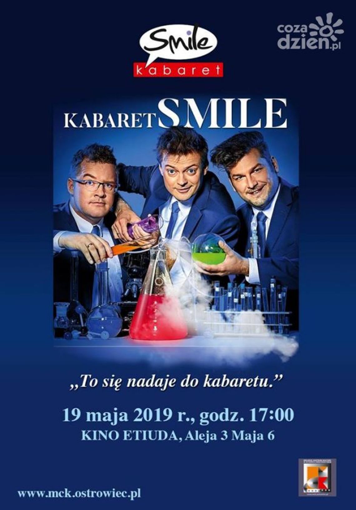 Kabaret SMILE w ostrowieckiej "Etiudzie"