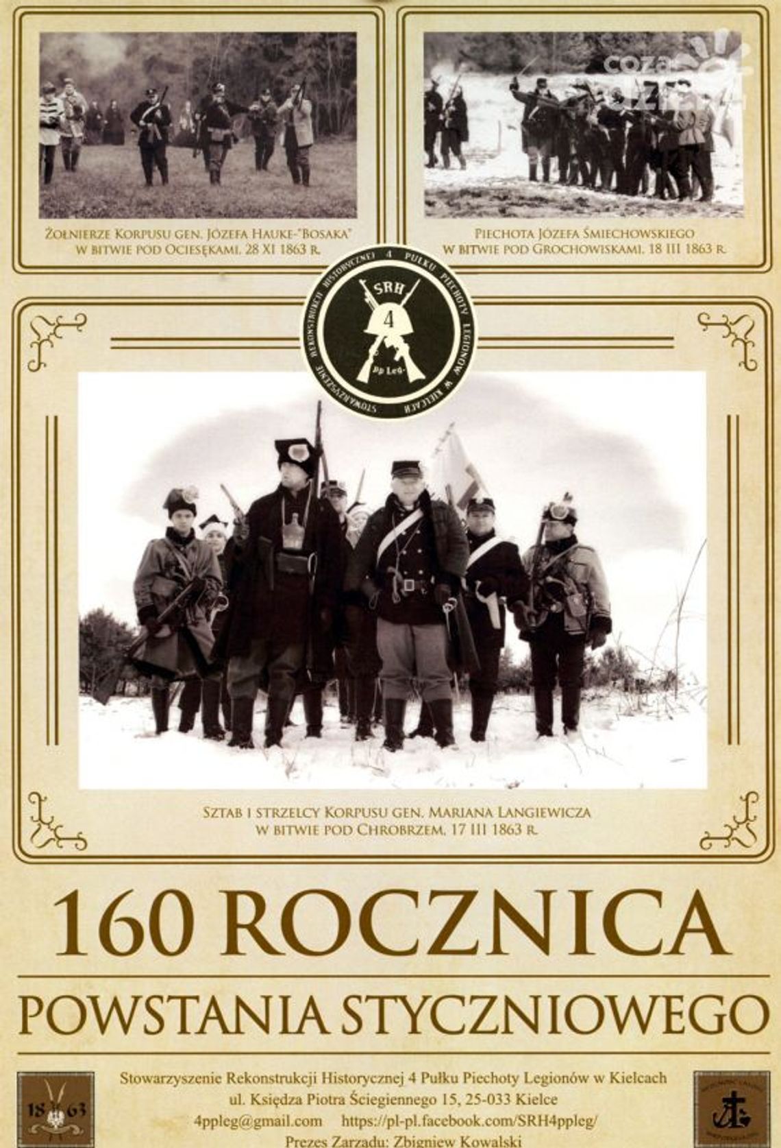 Kalendarz dla Powstańców Styczniowych