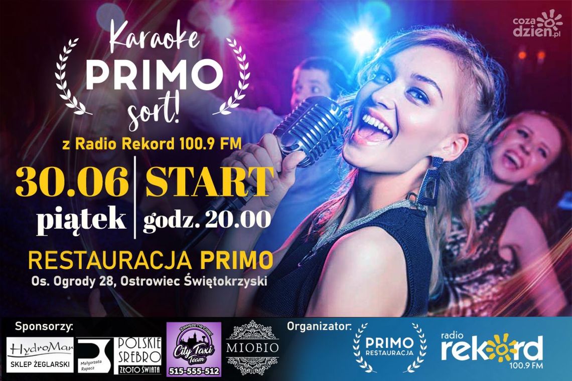 Karaoke Primo Sort z Radiem Rekord 100,9 FM! Karaoke Primo Sort z Radiem Rekord 100,9 FM!
